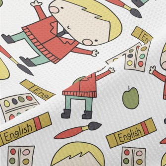 Happy School Boy Piqué