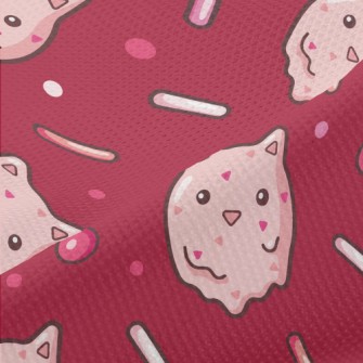 Strawberry Cat Ice Cream Piqué