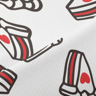 Hand-painted Heart Cake Piqué