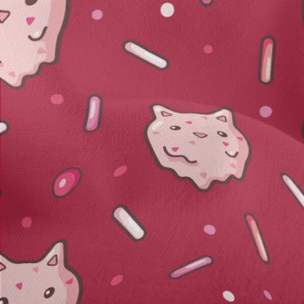 Strawberry Cat Ice Cream Lightweight Performance Linen