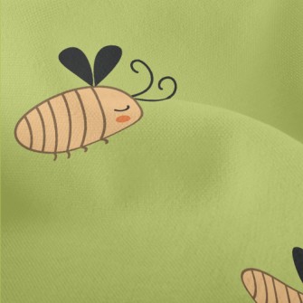 Cute Cartoon Bee Lightweight Performance Linen