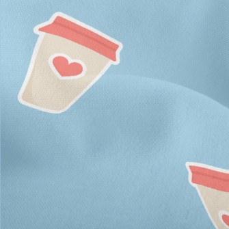 Love Coffee Sticker Lightweight Performance Linen