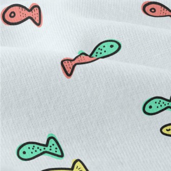Graffiti Three-color Fish Modern Jersey