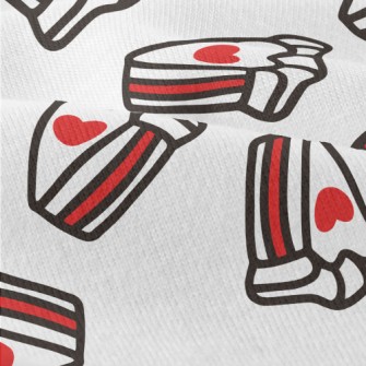 Hand-painted Heart Cake Modern Jersey