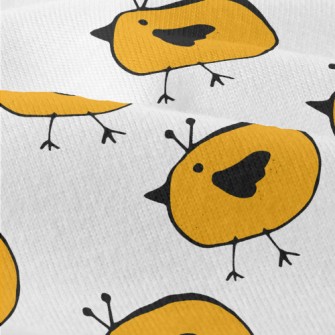 Yellow Bird Doodle Modern Jersey