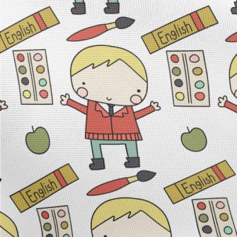 Happy School Boy Pongee