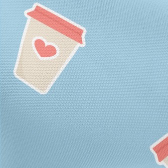 Love Coffee Sticker Pongee