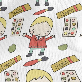 Happy School Boy Stretch Jersey