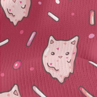 Strawberry Cat Ice Cream Stretch Jersey