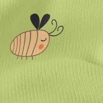 Cute Cartoon Bee Stretch Jersey