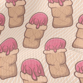 Pink Ice Cream Cone Stretch Jersey