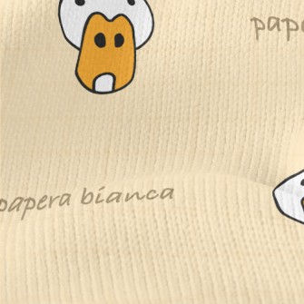 Hand Drawn Duck Doodle Stretch Jersey