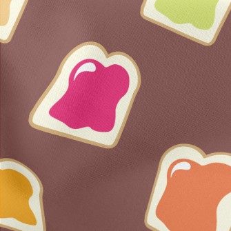 Colorful Jam Toast Lightweight Cotton Poplin