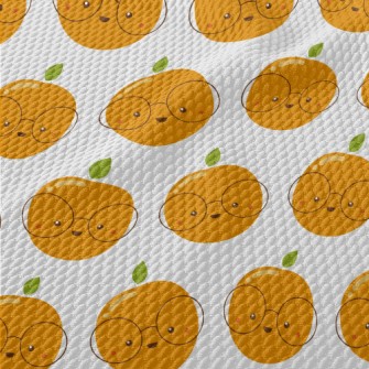 Smart Glasses Orange Birdseye Piqué