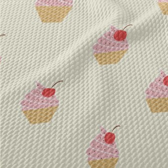 Summer Cherry Cones Birdseye Piqué