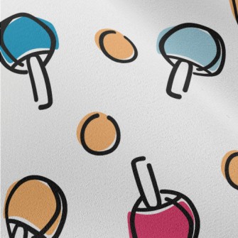 Colorful Table Tennis Rackets Chiffon