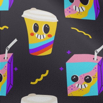 Colorful Drinks And Coffee Chiffon