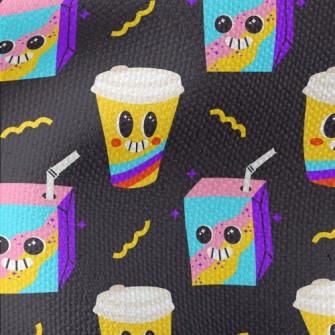 Colorful Drinks And Coffee Waterproof Canvas