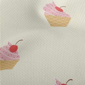 Summer Cherry Cones Athletic Mesh Flat Back