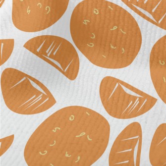 Abstract Orange Graffiti Terry
