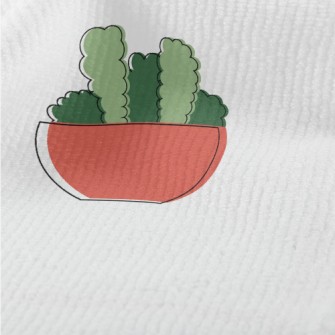 Hand Drawn Succulents Terry