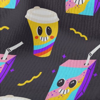 Colorful Drinks And Coffee Terry