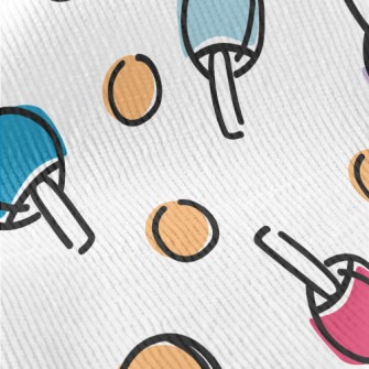 Colorful Table Tennis Rackets Standard Corduroy