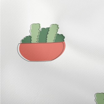 Hand Drawn Succulents Dobby