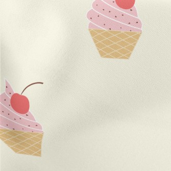 Summer Cherry Cones Stretch Ponte