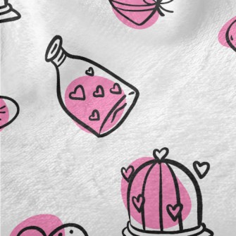 Valentine&#39;s Day Hand Drawn Minky