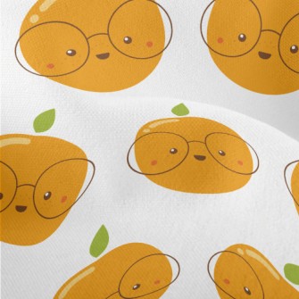 Smart Glasses Orange Lightweight Performance Linen