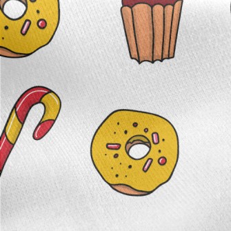 Muffins &amp; Candies Jersey Backed Fleece