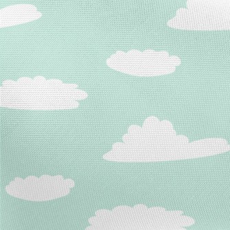 Hand Drawn Cute Sky Pongee