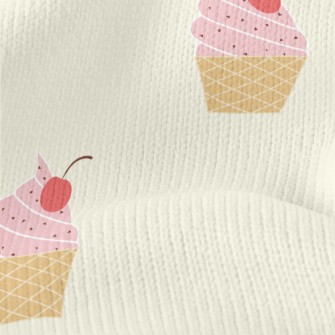 Summer Cherry Cones Stretch Jersey
