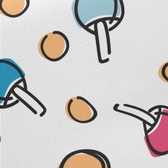 Colorful Table Tennis Rackets Midweight Cotton Poplin