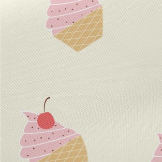 Summer Cherry Cones Midweight Cotton Poplin
