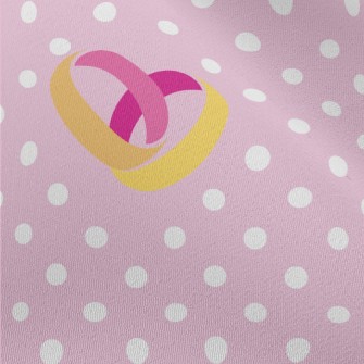 Cartoon Double Gold Ring Chiffon