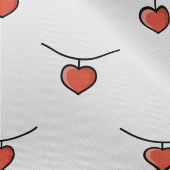 Cartoon Heart Necklace Chiffon