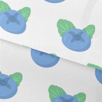 Fresh Hand Drawn Blueberries Waterproof Oxford