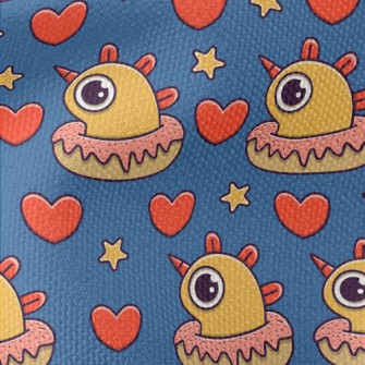 Cute Monster Donut Waterproof Canvas