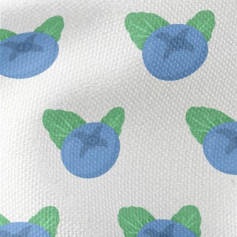 Fresh Hand Drawn Blueberries Waterproof Canvas