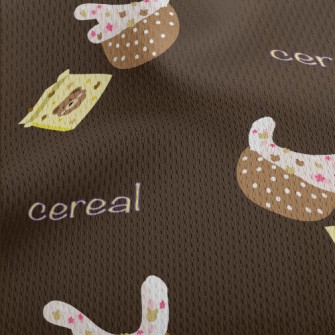 Breakfast Cereals Athletic Mesh Flat Back