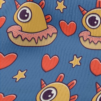 Cute Monster Donut Terry
