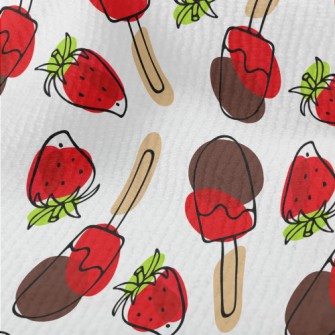 Strawberry Chocolate Popsicles Terry