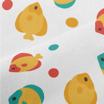 Cartoon Colorful Tropical Fish Performance Linen