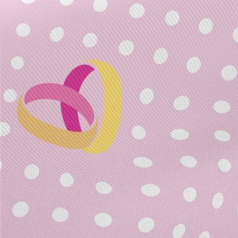 Cartoon Double Gold Ring Twill