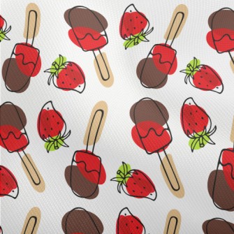 Strawberry Chocolate Popsicles Dobby