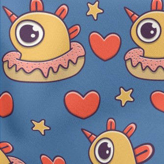Cute Monster Donut Stretch Ponte
