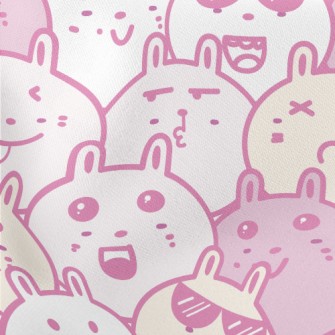 Funny Cartoon Rabbit Stretch Ponte