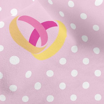 Cartoon Double Gold Ring Micro Fleece